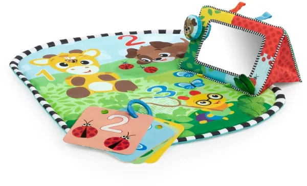 Aktivitetsmatta och golvspegel Discovery Garden