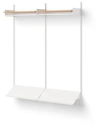 New Works Wardrobe Hylla 2 Ek/ Vit