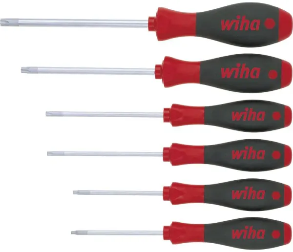 Wiha skruvmejselset SoftFinish 6 delar - Torx